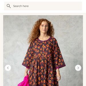 Gudrun Sjoden Woven dress “Andes” made of organic cotton